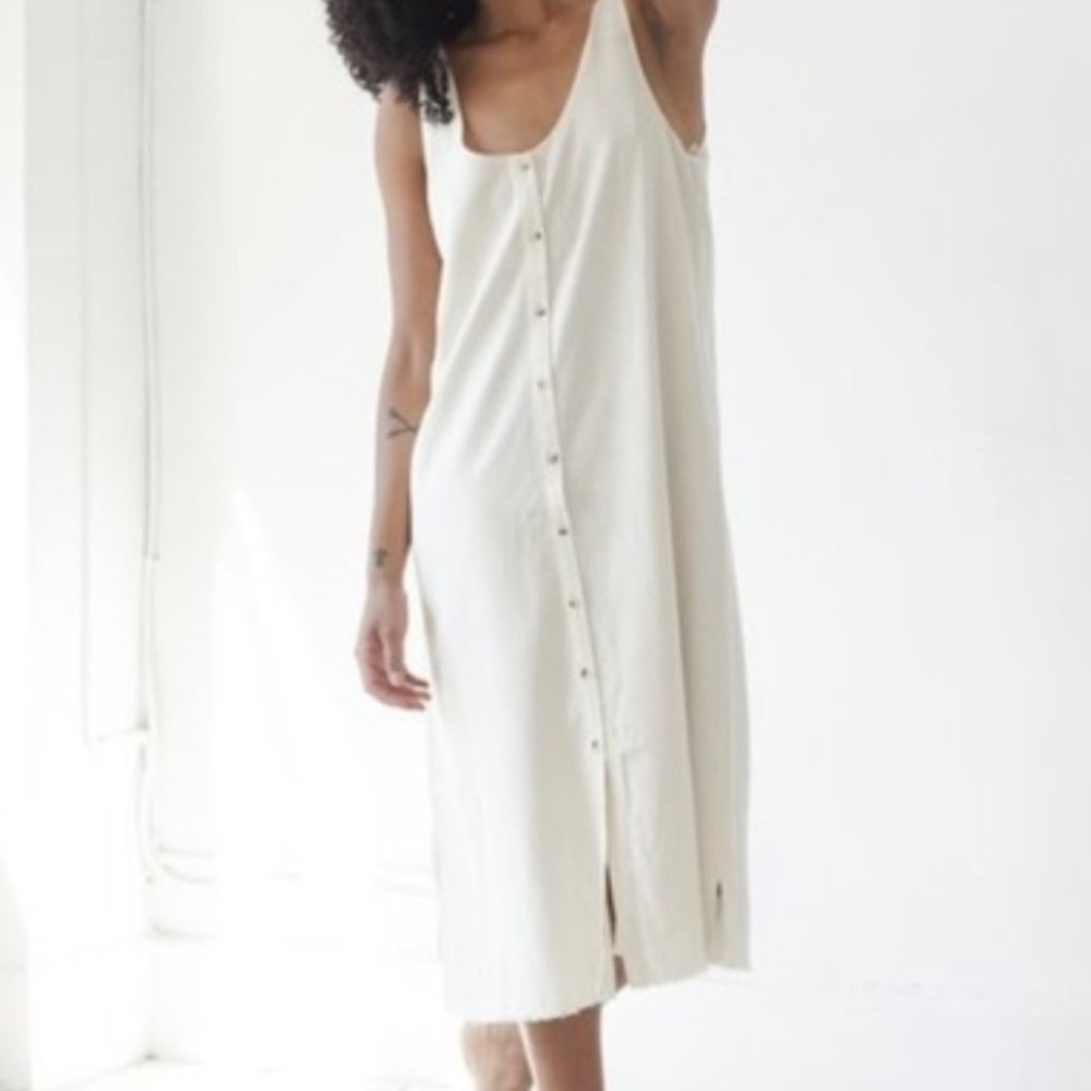 Lacausa Raw Silk Reversible Dress